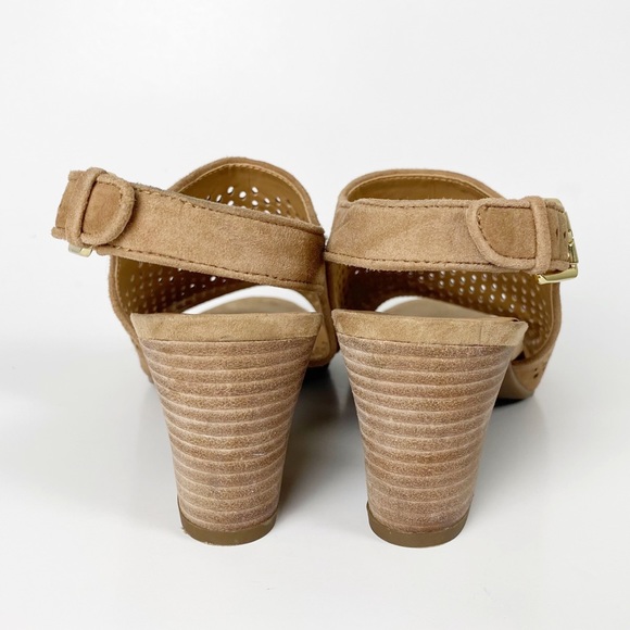 Franco Sarto Monaco Suede Leather Slingback Heel - Picture 10 of 14